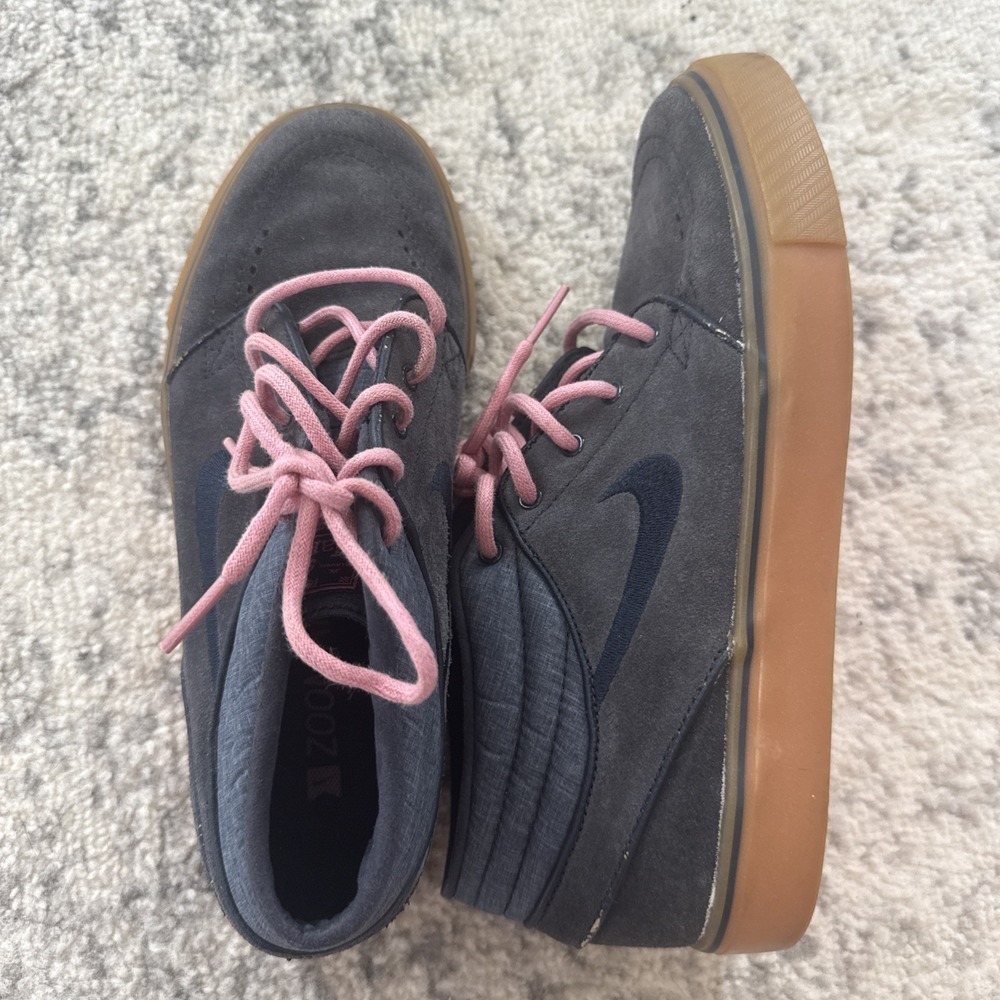 Nike SB Zoom Stefan Janoski Skate Shoes US 7 / 5Y Gray Pink ($192) Excellent - Picture 2 of 6